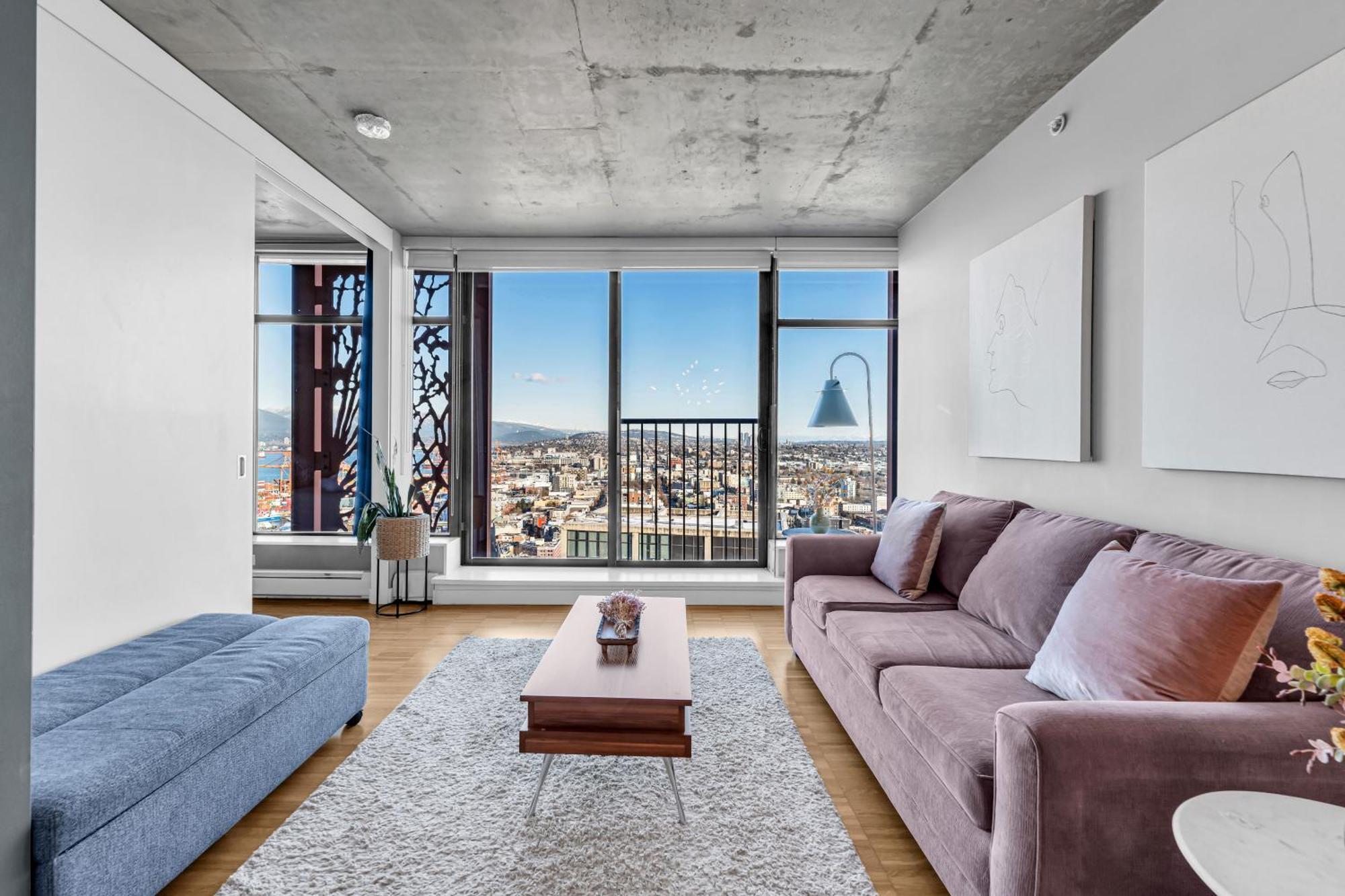 Water Views, 40Th Floor Sub-Penthouse! Entire Condo In The Heart Of Vancouver City Centre Exterior foto