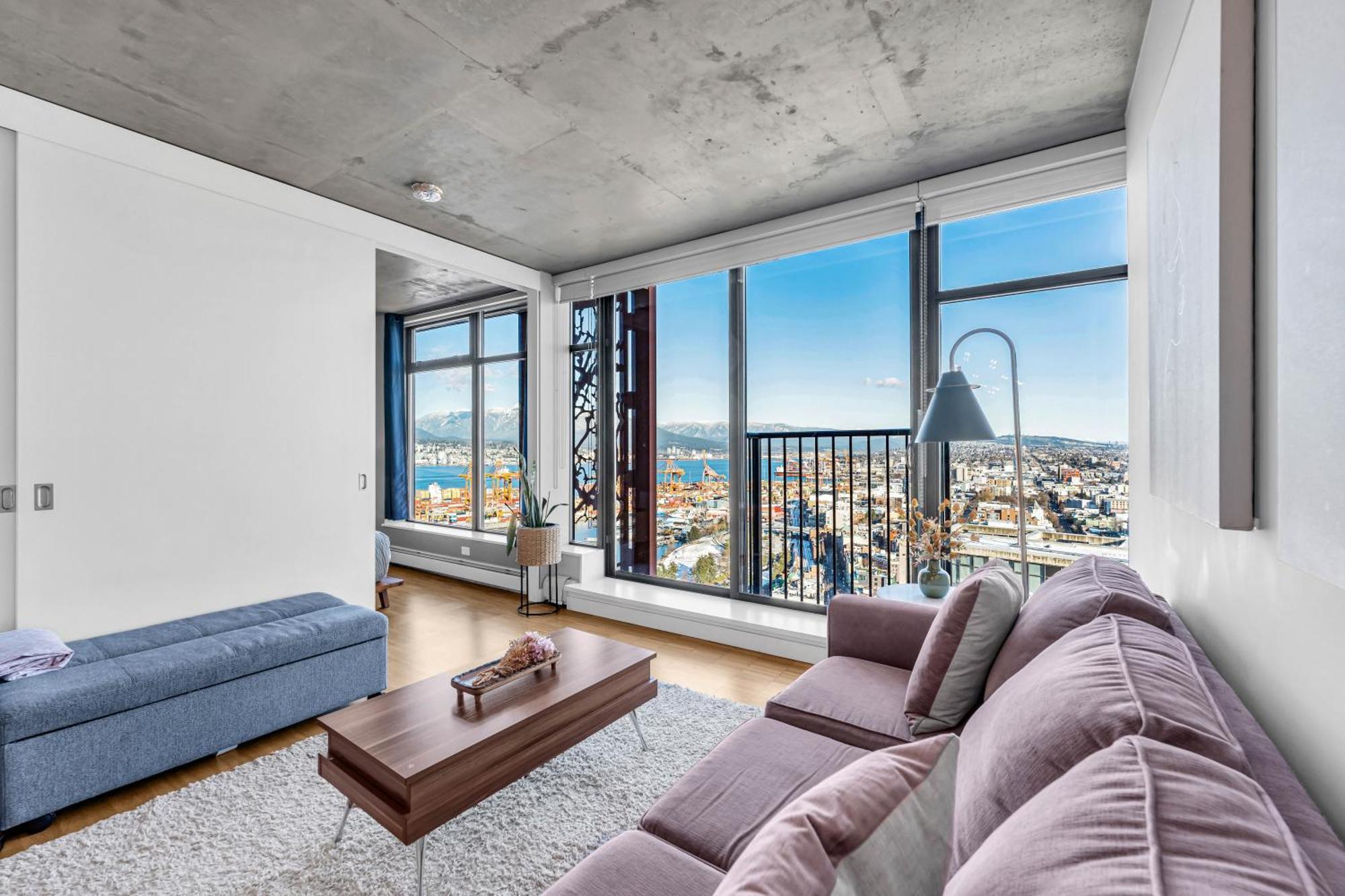 Water Views, 40Th Floor Sub-Penthouse! Entire Condo In The Heart Of Vancouver City Centre Exterior foto